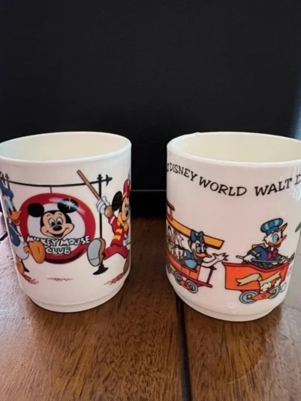 Vintage Deka DIsney Mugs